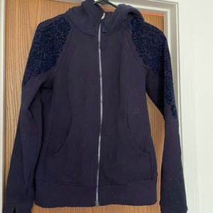 Lulu lemon hooded jacket - size 4 - blue/purple